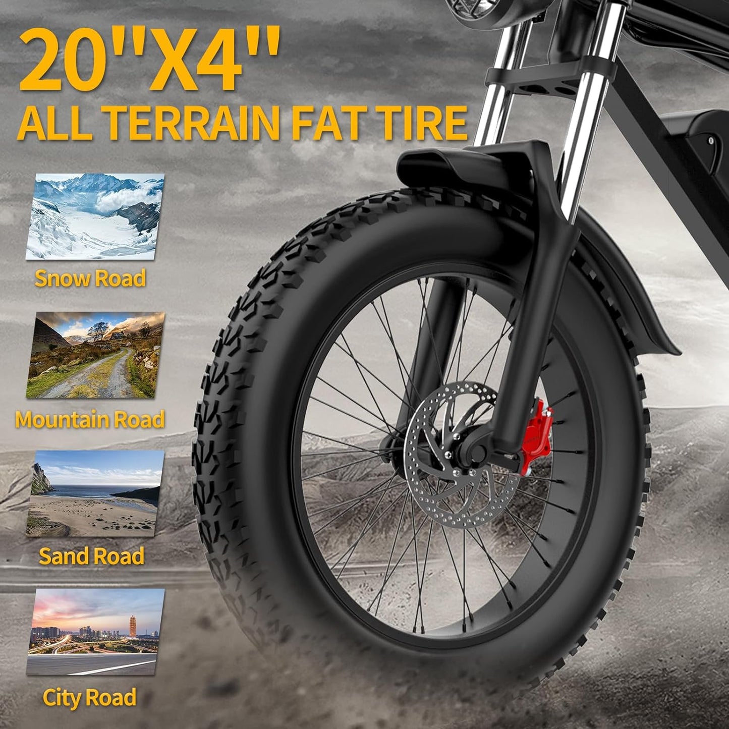 YVY C20Pro 2000W Fat Tire Electric Bicycle